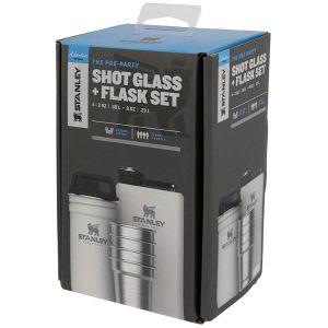 Stanley Adventure Çelik Shot Bardak ve Matara Seti Beyaz
