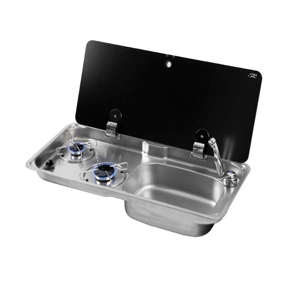 Can Kombinasyonlu Çift Gözlü Ocak&Eviye