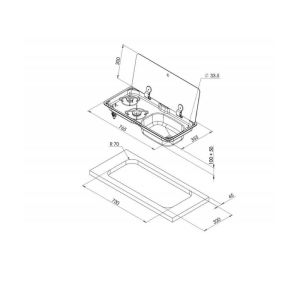 Can Kombinasyonlu Çift Gözlü Ocak&Eviye
