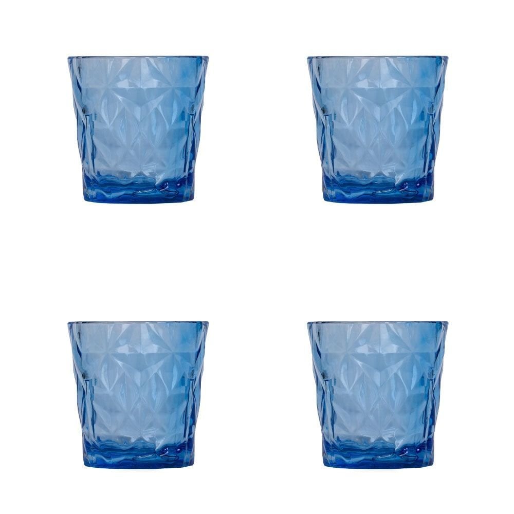 KIRILMAZ EXCLUSIVE PRIZMA BARDAK 250 ML MAVİ (4'LÜ)