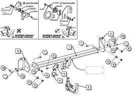 Bmw x1 Sökülebilir Çeki Demiri F48 2015-