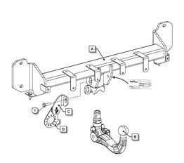 Bmw x3 Sökülebilir Çeki Demiri G01 2017-