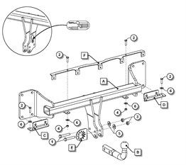 Bmw x5 Çeki Demiri G05 2019