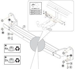 Bmw 3-Serisi Çeki Demiri G20 2019- Sedan