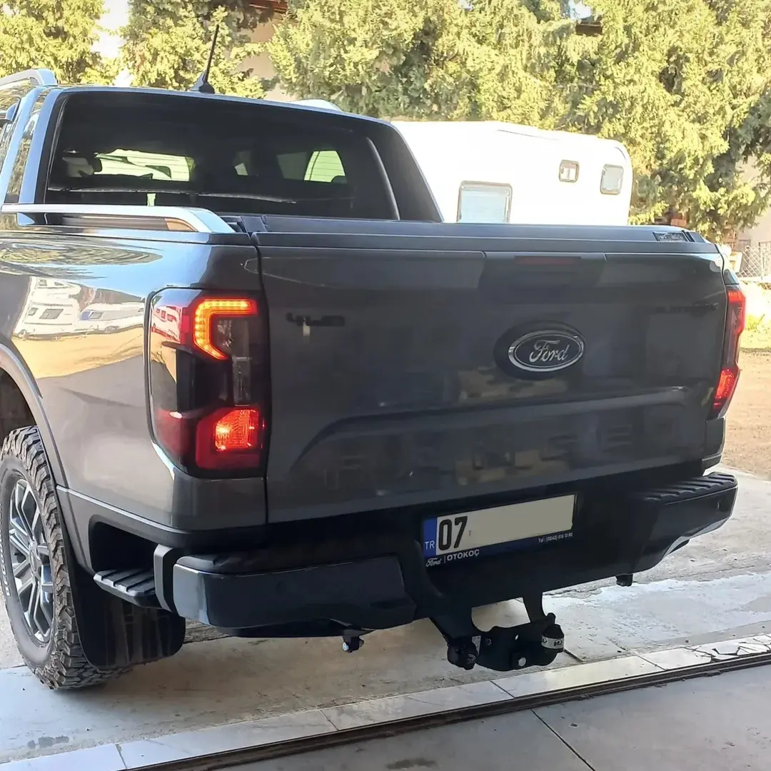 Ford Ranger kasasının altına takılmış çeki demiri