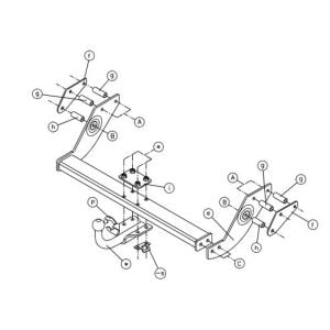 MERCEDES Vaneo Çeki Demiri W414 2001-2007