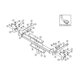 LAND ROVER Range Rover Sökülebilir Çeki Demiri 2002-2012