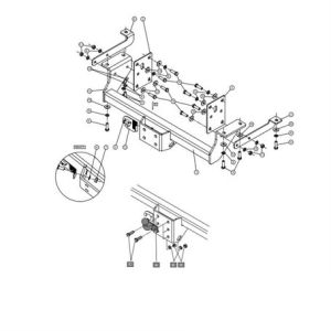 RENAULT Master Çeki Demiri 2010- Pick-up, Kamyonet Arka Tek Teker