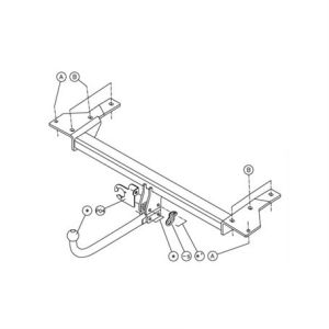 SUZUKI Grand Vitara Çeki Demiri 2005- 4 KAPI