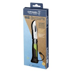 Opinel Inox No 08 Outdoor Paslanmaz Çelik Çakı (Yeşil)