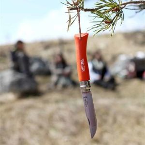 Opinel Inox Trekking 7 No Paslanmaz  Çelik Çakı (Turuncu)