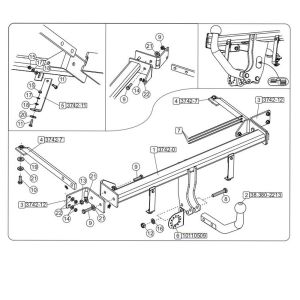 LANCIA Ypsilon Çeki Demiri