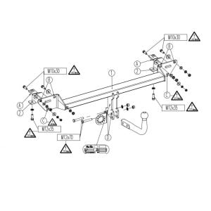 LANCIA Delta Çeki Demiri