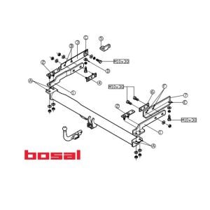 MERCEDES S-Serisi Sökülebilir Çeki Demiri W140 1991-1998