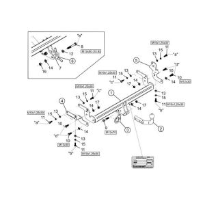 MITSUBISHI Lancer Çeki Demiri 2003-2008 Sedan, Stationwagon