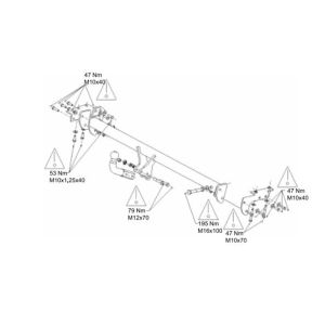 NISSAN Primera Çeki Demiri P11 1999-2002 Sedan,Hatchback