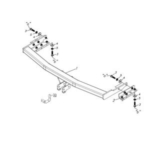 NISSAN Primera Çeki Demiri P12 2002-2009 Sedan,Hatchback