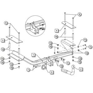 OPEL Astra G Çeki Demiri 1998-2003 Stationwagon
