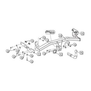 OPEL Crossland X Çeki Demiri