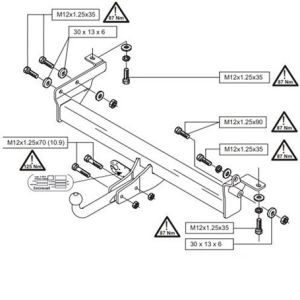 OPEL Frontera / Sport Çeki Demiri 1998-2006