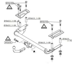 OPEL Vectra B Çeki Demiri 1996-2002 Stationwagon