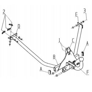 PEUGEOT 205 Çeki Demiri