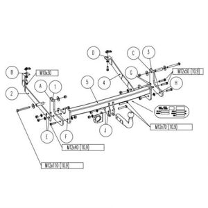 PEUGEOT Expert II Çeki Demiri 2006-2016