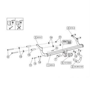 RENAULT Captur Çeki Demiri 2013-2019