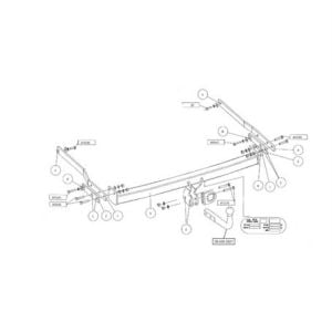 RENAULT Megane II Çeki Demiri 2003-2010 Sedan