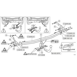 RENAULT Megane II Çeki Demiri 2003-2010 Hatchback