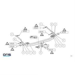 RENAULT Megane III Çeki Demiri 2010-2015 Stationwagon,Sport Tourer