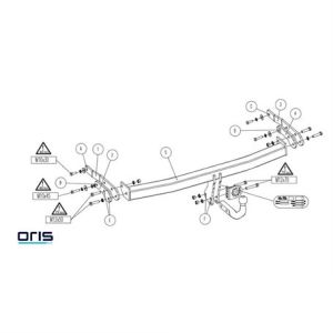 RENAULT Megane III Grand Scenic Çeki Demiri 2009-2015 JZ