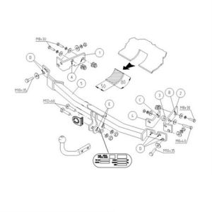 RENAULT Twingo I Çeki Demiri