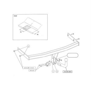SEAT Ibiza Çeki Demiri 2001-2009 Hatchback