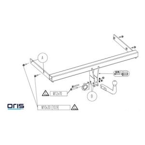 SKODA SuperB Çeki Demiri 2009-2015 Sedan,Hatchback,Stationwagon