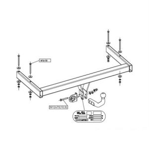 SKODA SuperB Çeki Demiri 2001-2008 Sedan,Hatchback,Stationwagon