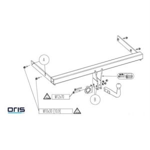 SKODA SuperB Çeki Demiri 2015- Sedan,Hatchback,Stationwagon