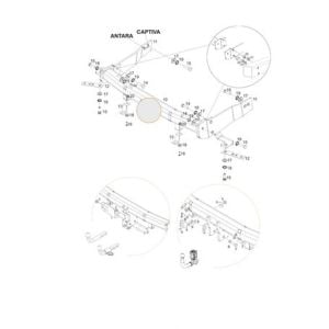 OPEL Antara Çeki Demiri