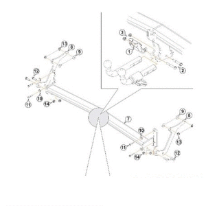 OPEL Grandland X Çeki Demiri