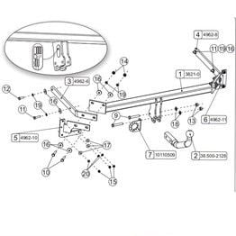 FORD B-Max Çeki Demiri