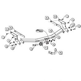 FORD Focus II Çeki Demiri 2005-2013 Stationwagon