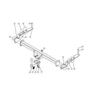 SUBARU Forester Çeki Demiri 2013-2018