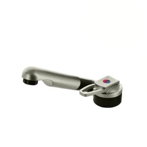 Ceramik De Luxe Mat Nikel Plastik Sıcak/Soğuk Su Katlanır Musluk Micro-Switch